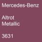 Preview: Mercedes-Benz, Altrot Metallic, 3631.